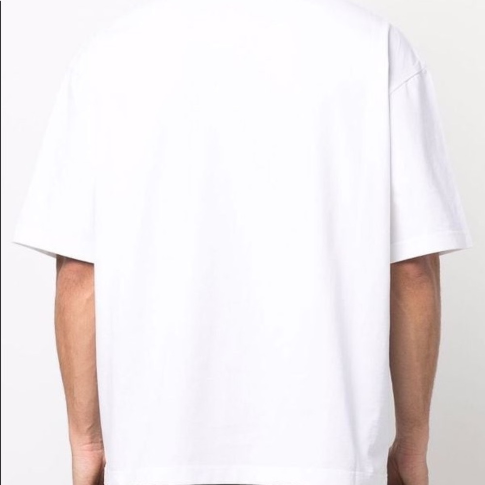 BALENCIAGA Cities Paris T-Shirt Medium Fit white / black vintage jersey SMALL - Picture 3 of 14